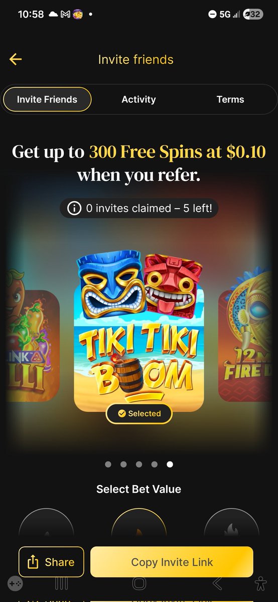 FenrisWulf91's tweet photo. Right now they’re offering:
Customizable referral 

promo bundles can be:Spins- 300@$0.10, 150@$0.20, 60@$0.50.

All games offered:

Gold Blitz Ultimate
Big Bass Bonanza 
12 Masks of Fire Drums
Tiki Tiki Boom Boom
AREA LINK Chilli.
#casinopromo
#Gambling𝕏 
#promotion
#referral https://t.co/GSP76tUWmU