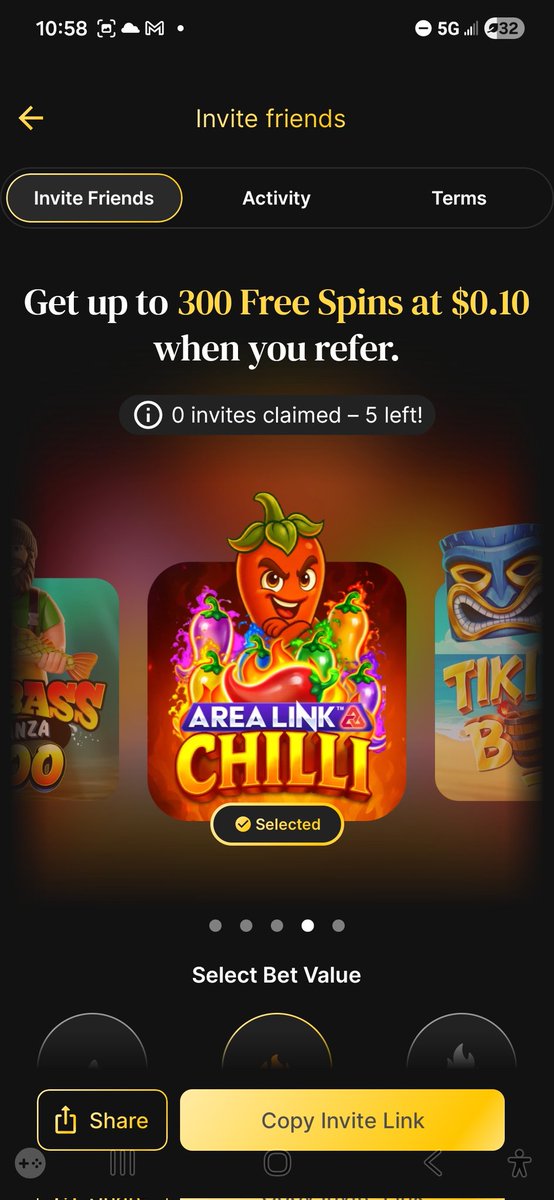 FenrisWulf91's tweet photo. Right now they’re offering:
Customizable referral 

promo bundles can be:Spins- 300@$0.10, 150@$0.20, 60@$0.50.

All games offered:

Gold Blitz Ultimate
Big Bass Bonanza 
12 Masks of Fire Drums
Tiki Tiki Boom Boom
AREA LINK Chilli.
#casinopromo
#Gambling𝕏 
#promotion
#referral https://t.co/GSP76tUWmU