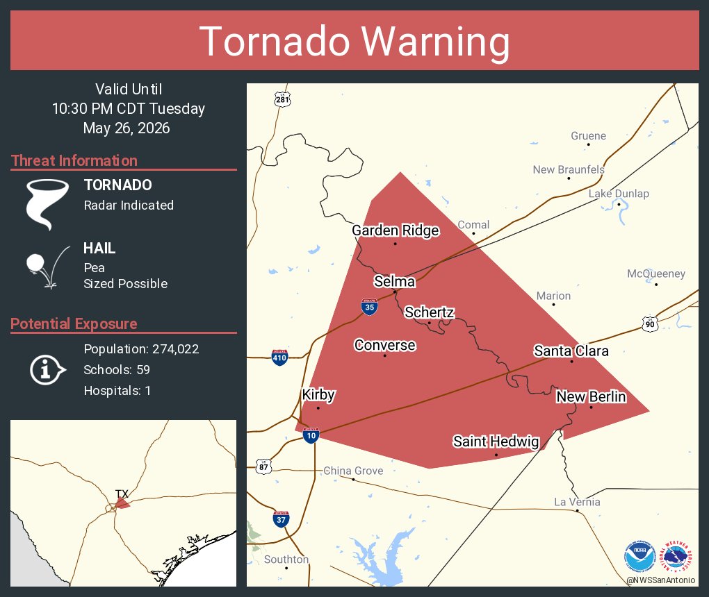NWS Tornado tweet media