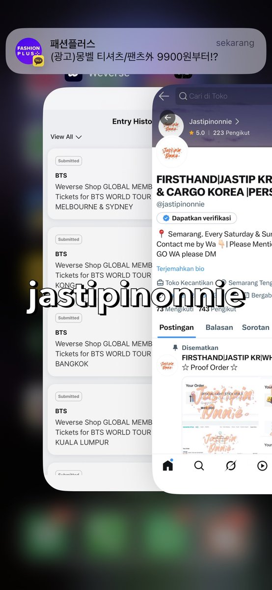 jastipinonnie's tweet photo. ‼️Want to sell ‼️

Sharing Kode membership untuk negara 
- melbourne &amp; sydney
- hongkong
- bangkok
- kuala lumpur

❌ Jakarta

💵 75.000 pernegara. 

💵QRIS, Ewalett, Transfer Bank. https://t.co/JI49dwU1lg
