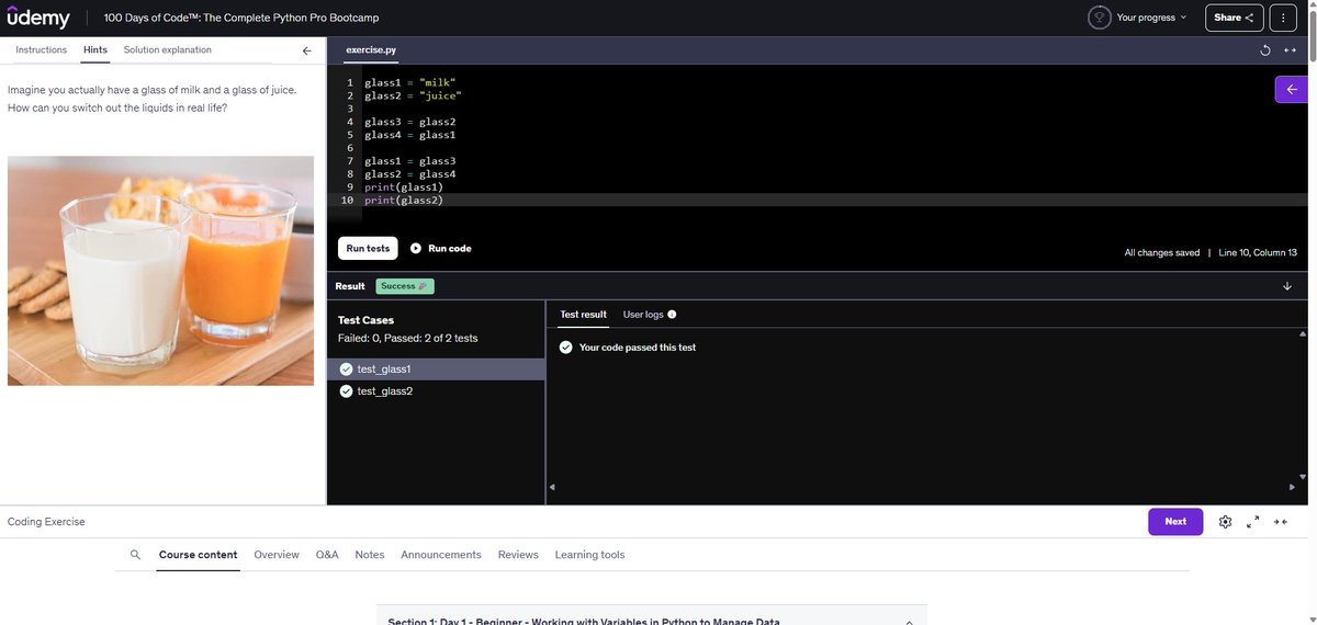 FutureBuzzX's tweet photo. Day 1 - Variable Switching Done from #100DaysOfCode
Need to think in this one 🤔🤔 https://t.co/OhW4FDsroP