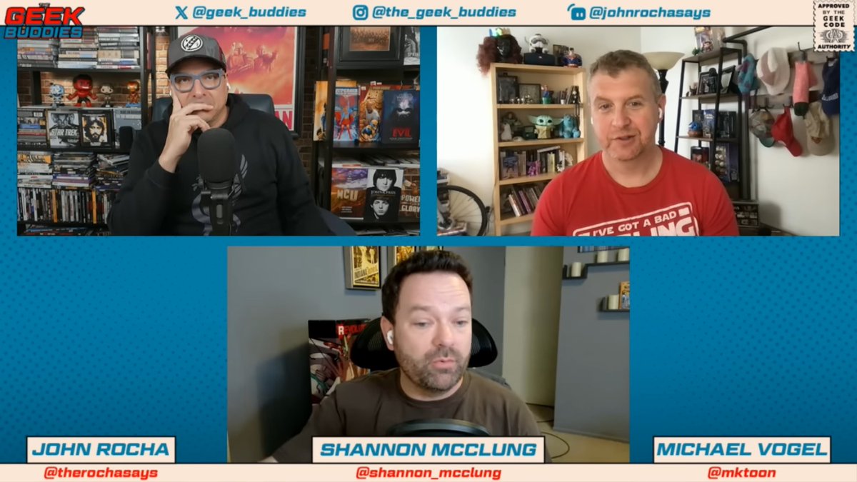 MarcSan43683793's tweet photo. Good night.😴 I loved the new episode of @Geek_Buddies & The Rocky the rock video!😍 So awesome!🤩 Thanks @mktoon @Shannon_McClung & @TheRochaSays !❤️ #SSBITBC, Huck, Blueberry, Geek Buddies, Project Hail Mary, & TJRC 4ever!❤️
Huck & Blueberry: Aaaay!🤩 https://t.co/6RllH3pFF8