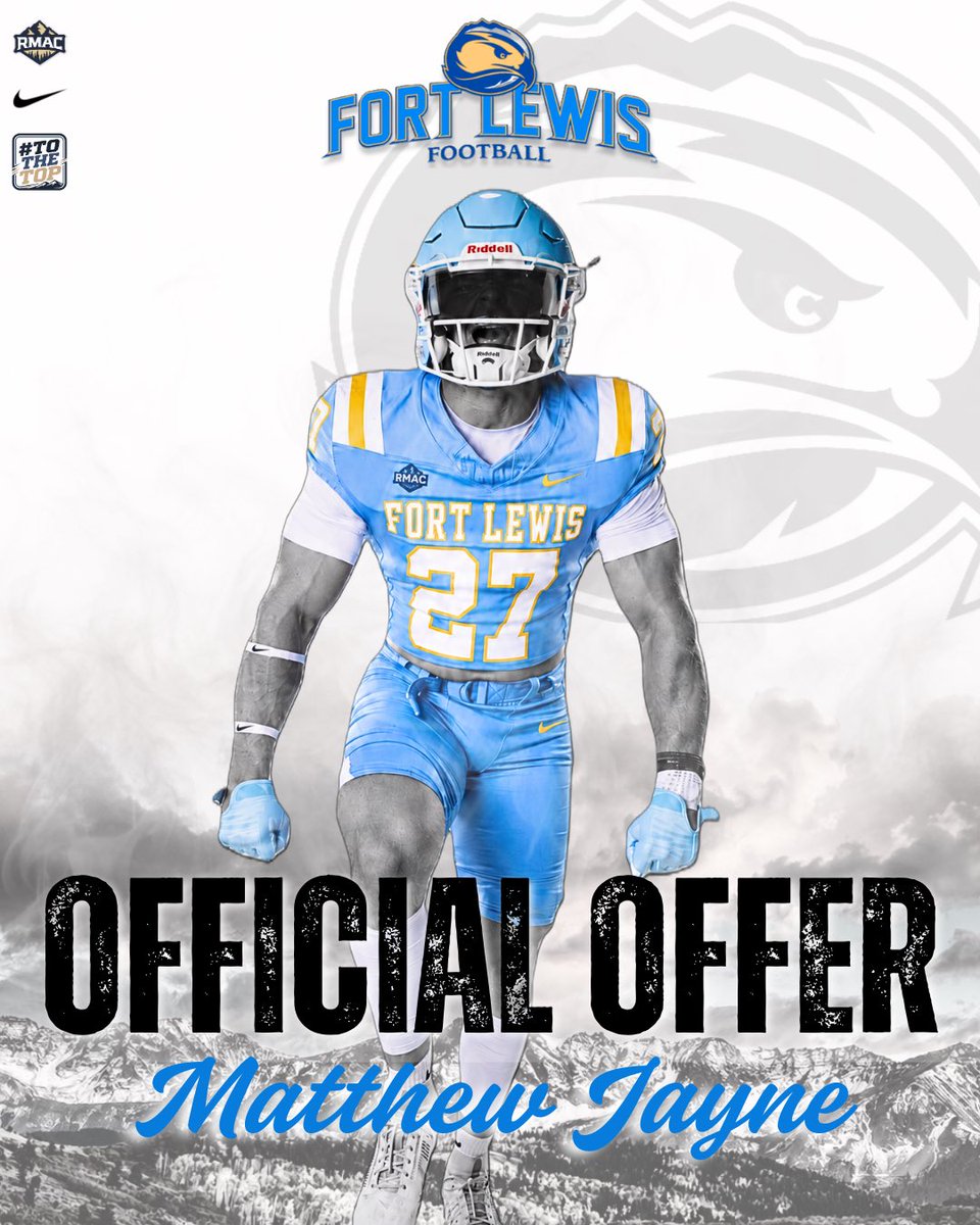 MatthewJayne58's tweet photo. After a great phone call with @coachjmacarthur I am blessed to have received an offer to play at Fort Lewis College! @FLCCoach_Cox @Coach_SBrown @CoachVoorheesRR @CoachHumphreys @Coachbell12985 @CoachHumphreys1 https://t.co/0SdFmjangp
