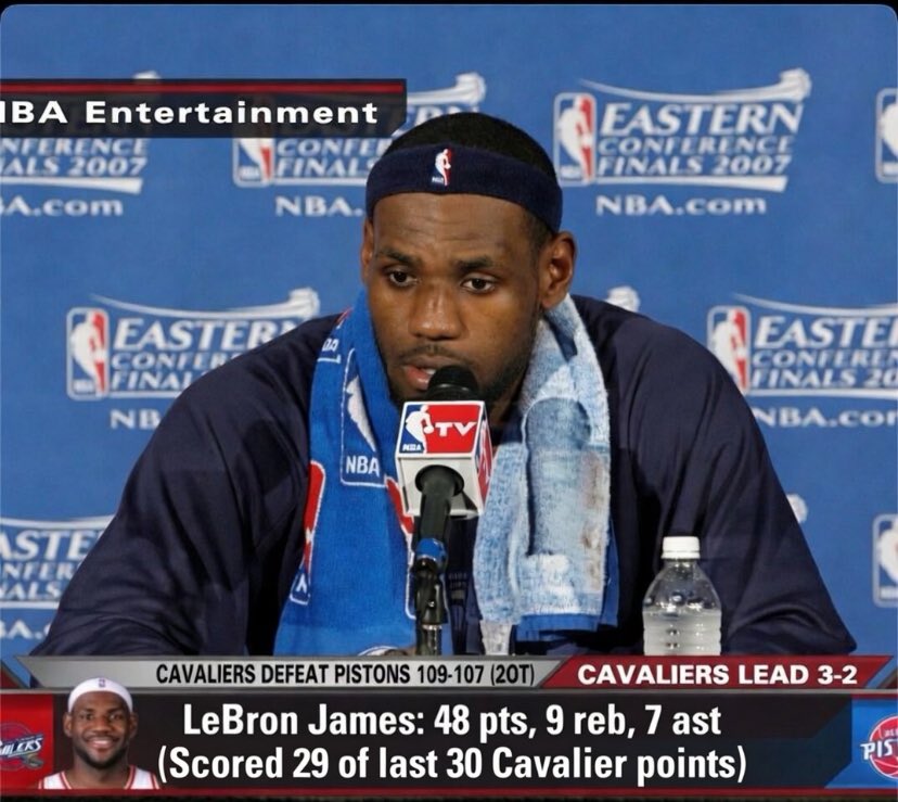LBJsBest's tweet photo. LeBron game 5 ECF at Wemby age https://t.co/GgxsPQIutY