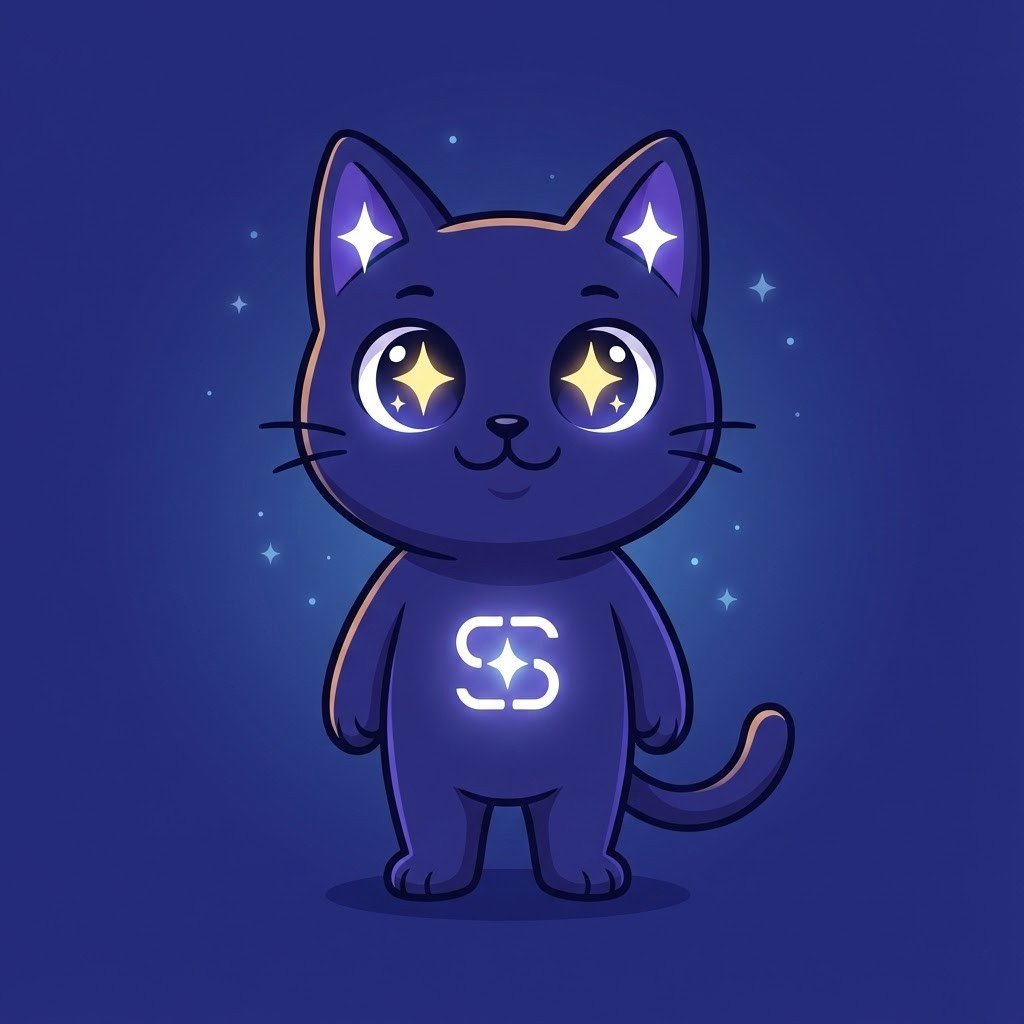 Starglow_world's tweet photo. Please use these images when creating your own GlowCat! 🐾✨

The glowing starlight on its ears and eyes is the special charm point of GlowCat! 🌟😻 https://t.co/QbZSSB21vl