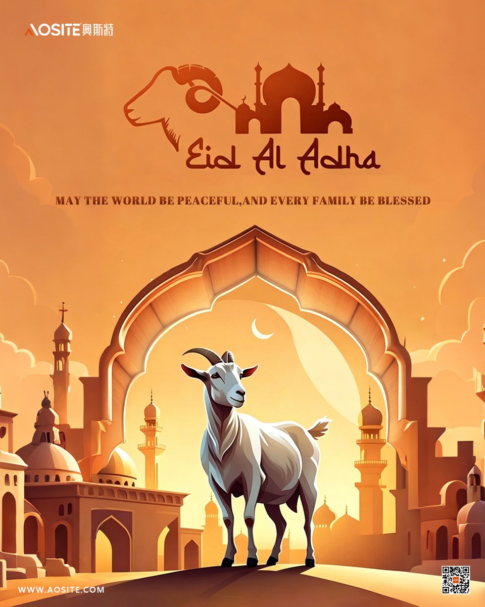 AositeHardware's tweet photo. Eid Al-Adha Mubarak! 🐑✨
May your homes be filled with love and your hearts with peace
#EidAlAdha #aosite #Blessings #PeaceAndUnity https://t.co/RmBsboCsvr