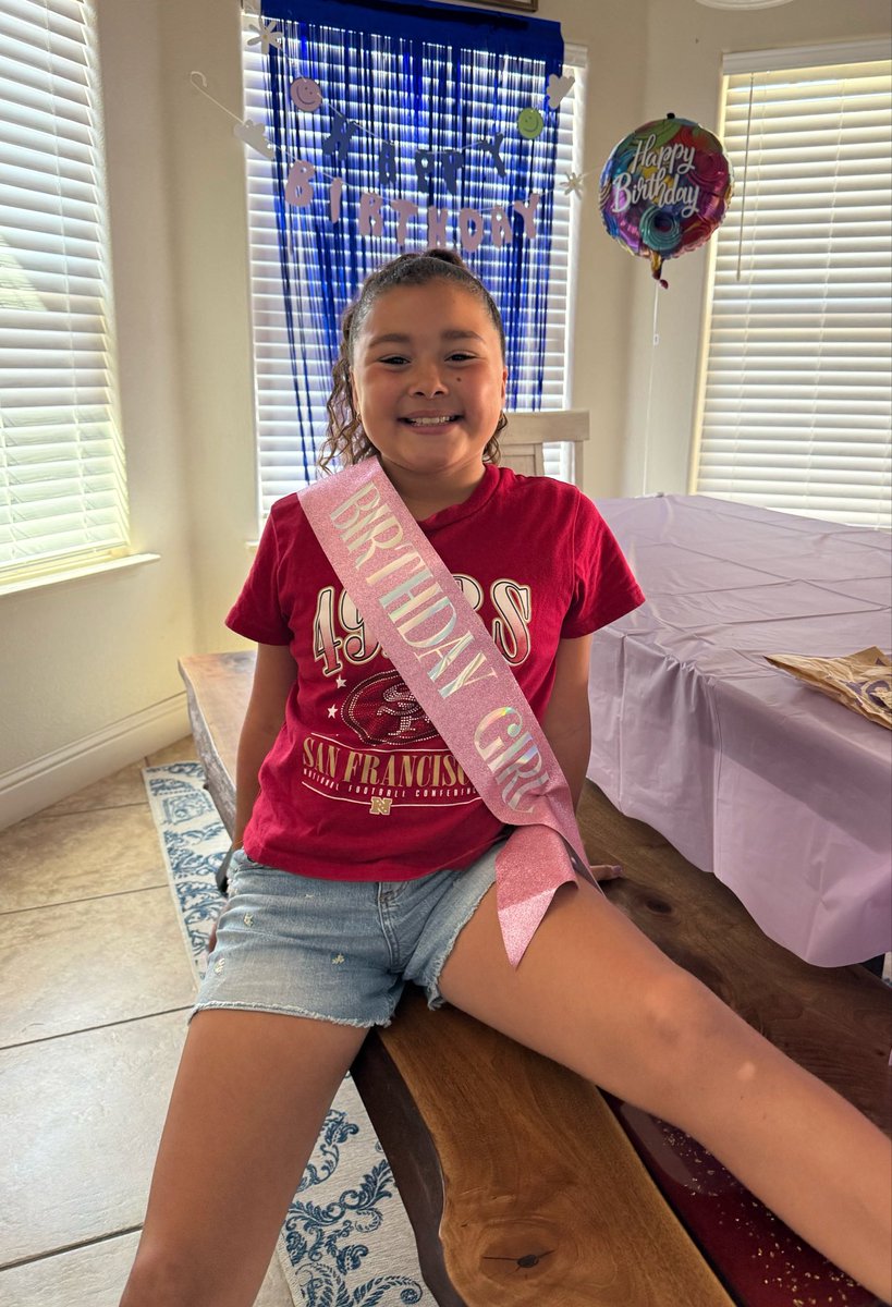 Coach_Berna's tweet photo. And just like that…she’s 10 years old 😭💜🥰😍 #LuckyDaddy #DallasPaige #GrowingUp2Fast https://t.co/Mh0GTYZFbv