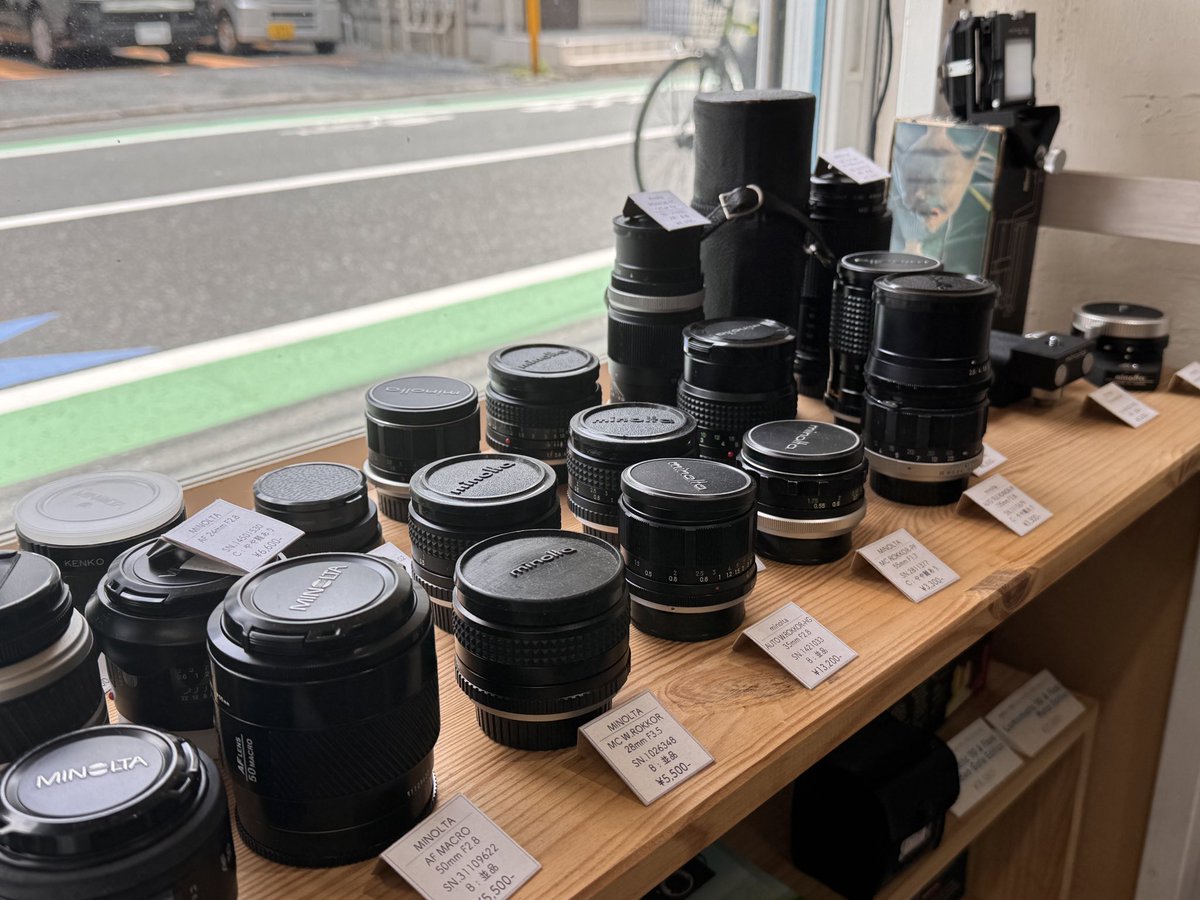 現在オンラインストアに掲載中のMINOLTA製品はこちらから
