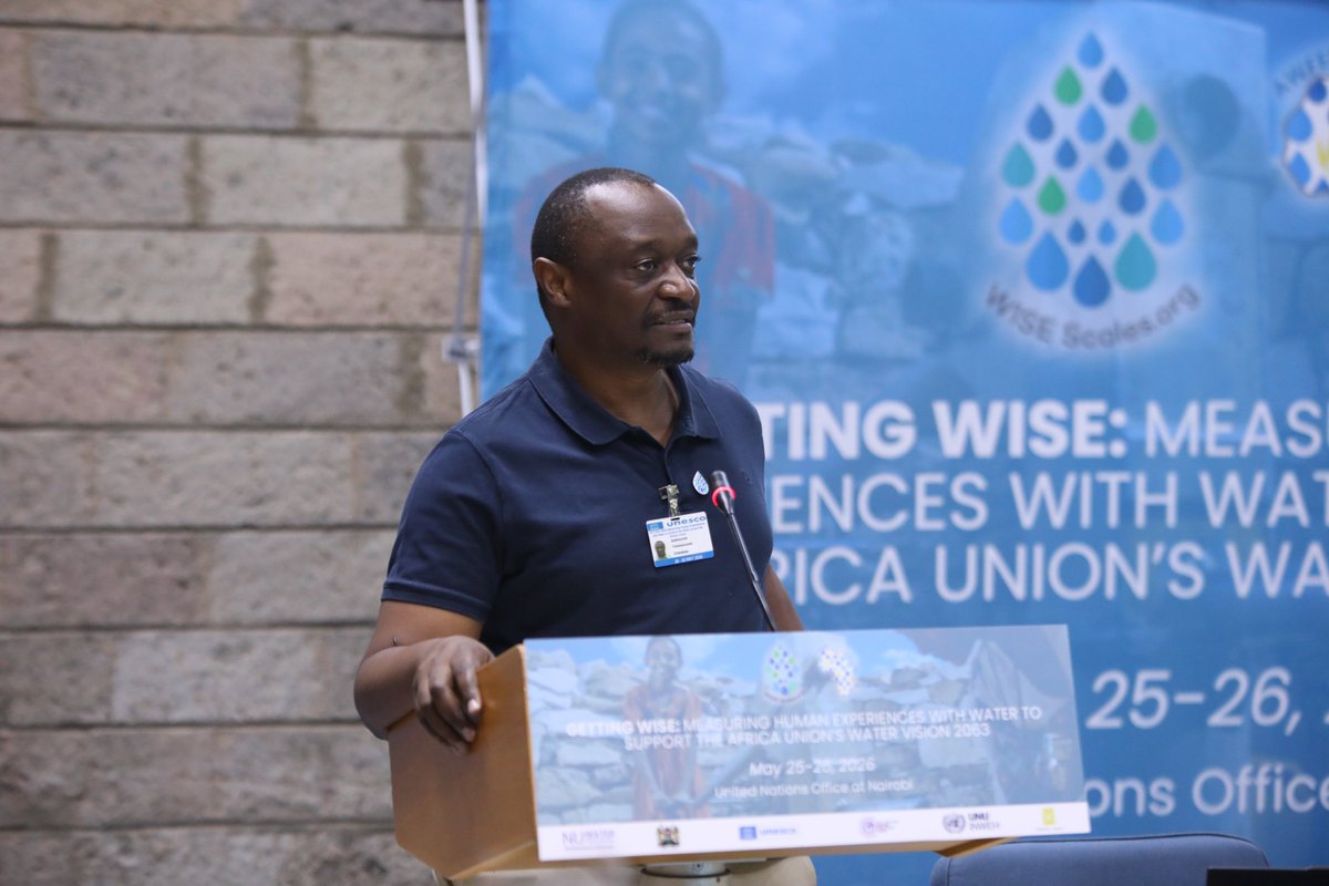 DavidMMbatia's tweet photo. GETTING WISE Scales Conference 2026.
Scientists, ministers, and development leaders from across Africa and beyond gathered at the UN Office, Nairobi for a two-day international forum measuring human experiences with water to advance the AU Water Vision 2063. https://t.co/WLEiUy9xK5