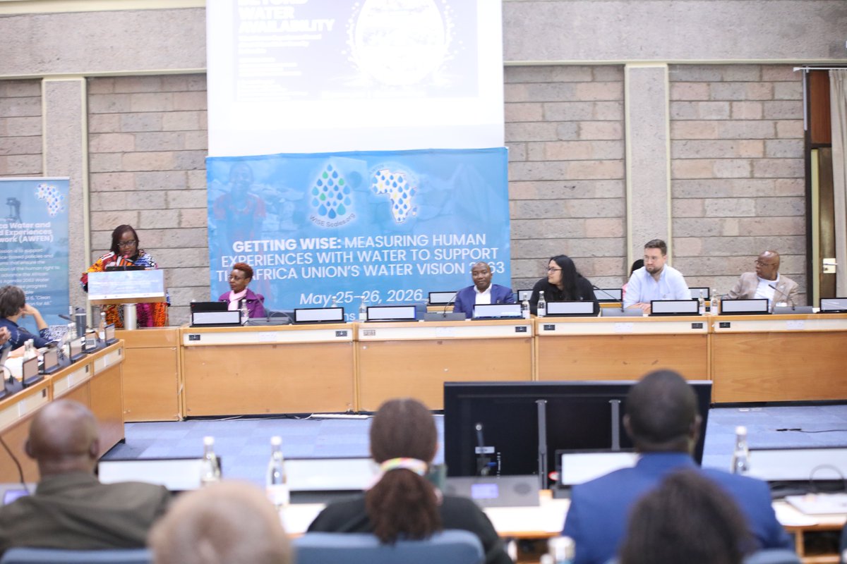 DavidMMbatia's tweet photo. GETTING WISE Scales Conference 2026.
Scientists, ministers, and development leaders from across Africa and beyond gathered at the UN Office, Nairobi for a two-day international forum measuring human experiences with water to advance the AU Water Vision 2063. https://t.co/WLEiUy9xK5