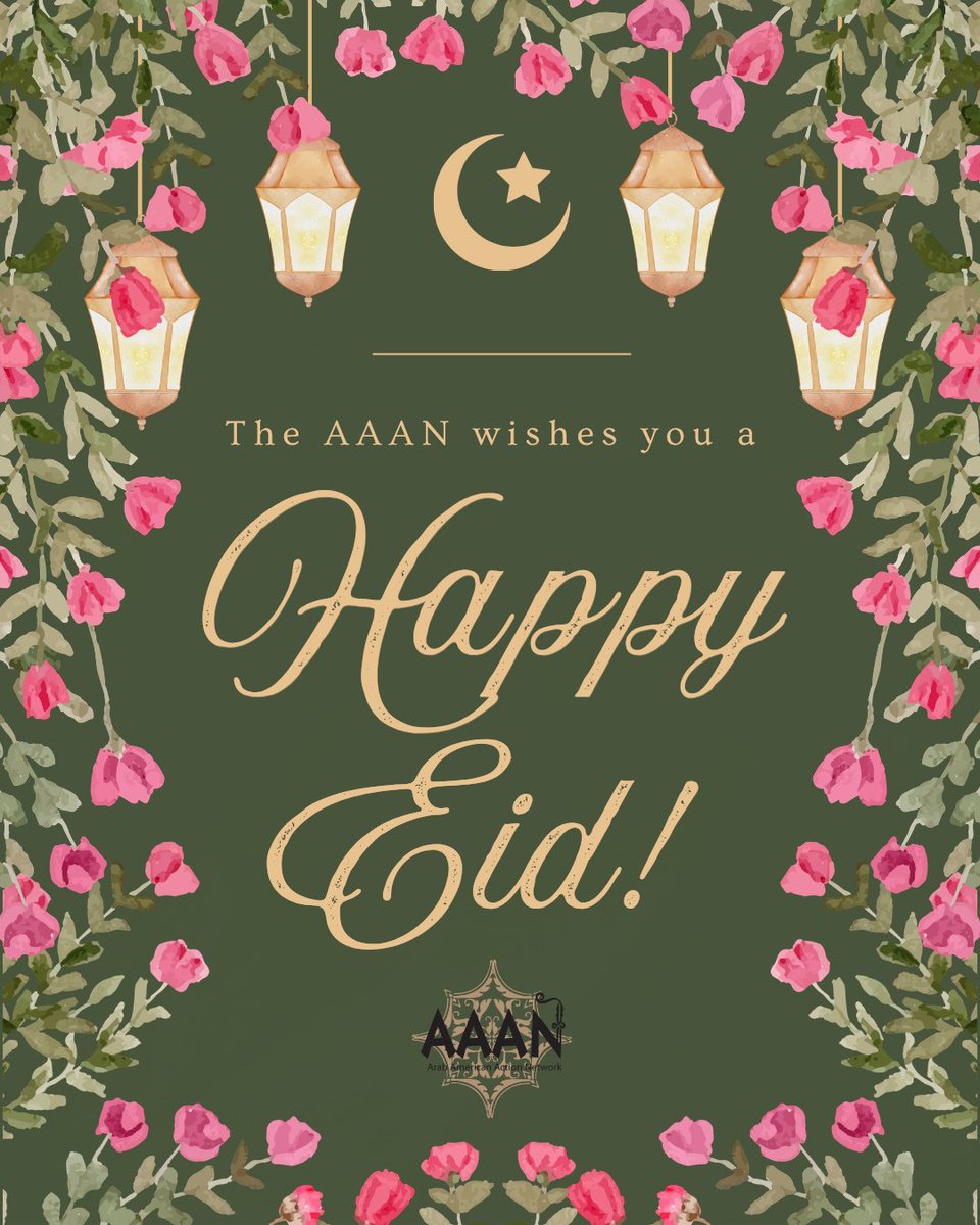 aaanmarkaz's tweet photo. Eid Mubarak 🌙 AAAN sends our warmest wishes to everyone celebrating ❤️ https://t.co/N0APlYSyCv