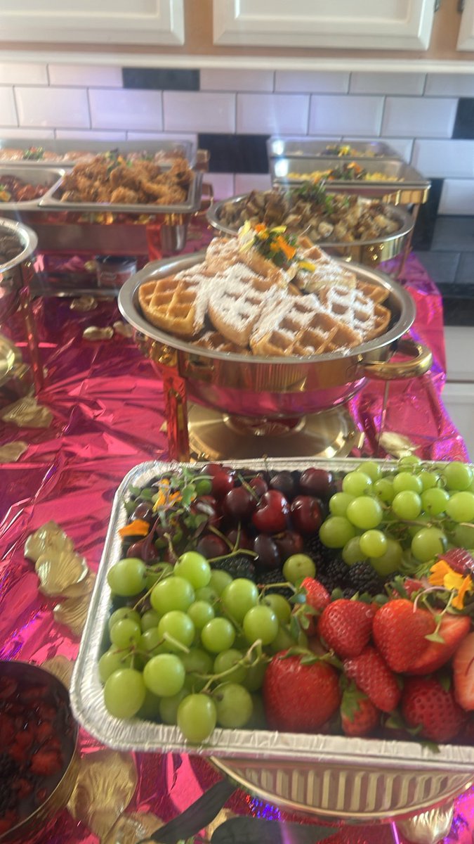 Chef_MiaDenise's tweet photo. Seattle catering… weddings, baby showers, corporate events, birthday parties, personal chef experience and so much more. Check out this Mother’s Day brunch I catered #2026 #BeBlessed https://t.co/93RcZdK8by