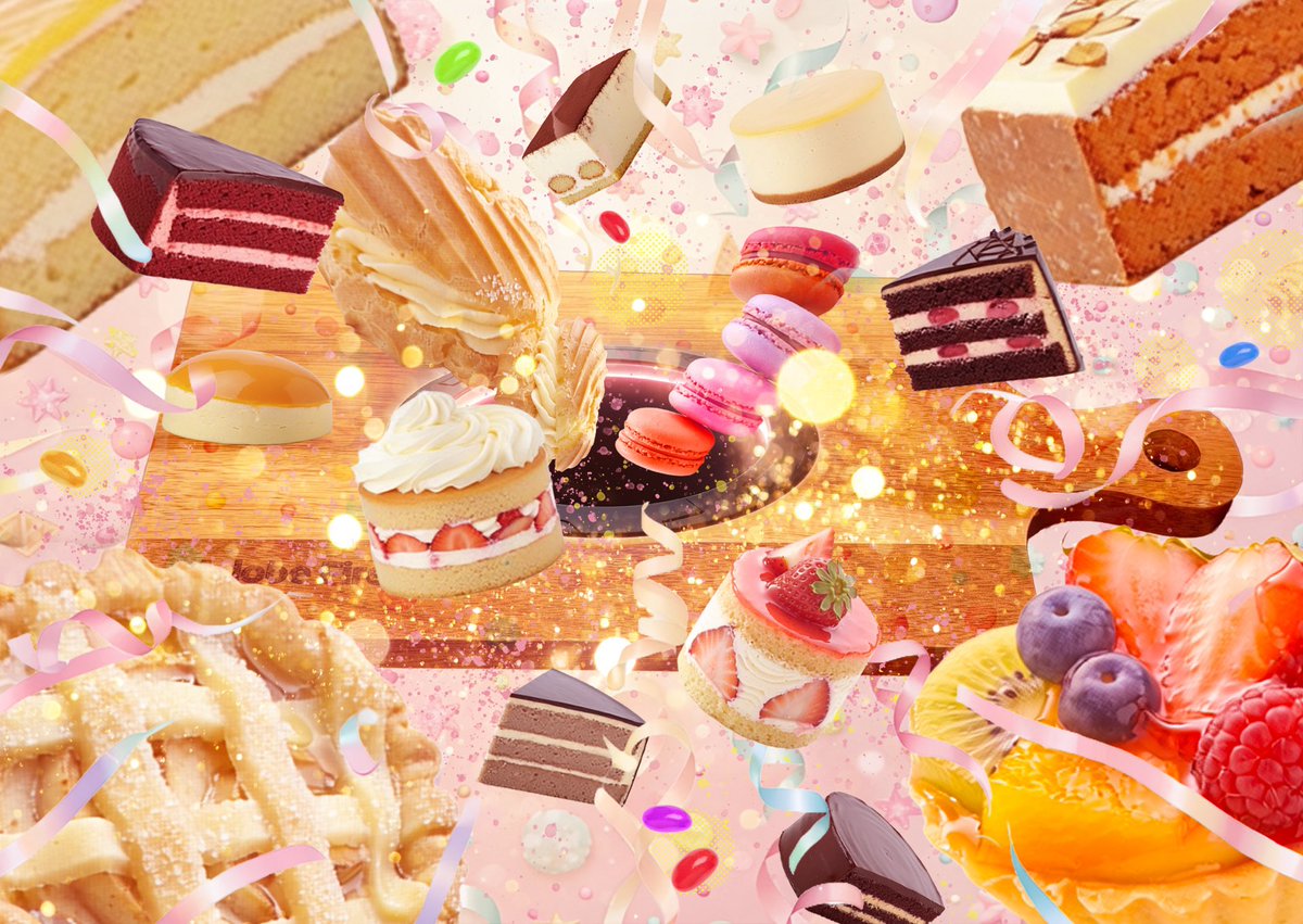 hiromy_Design's tweet photo. #アドビクリエイティブカレッジ のお題にチャレンジ！

Fireflyまな板に何のせる？
食べたいケーキがまな板にのりきらないから…

無限にケーキが湧き出る異空間の穴！

 #クリエイターキッチン https://t.co/sLCqrdHICu
