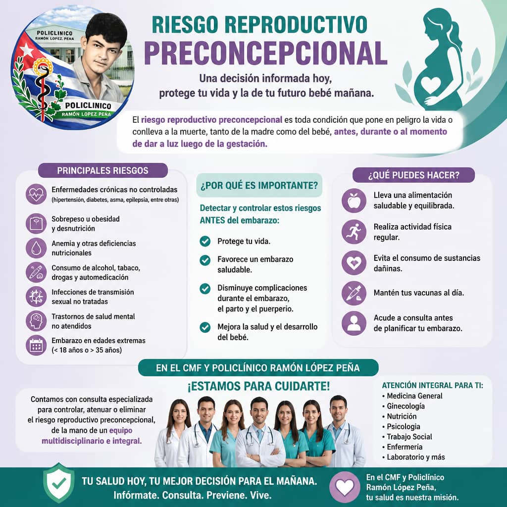 lpenastgo's tweet photo. La prevención comienza antes del embarazo. Acudir a estas consultas permite que la mujer reciba orientación personalizada, estudios necesarios y acompañamiento que garantiza una gestación segura y un futuro saludable para su bebé.
@direccion_cuba 
@DPS_Santiago 
@suniel_johnson https://t.co/yQJppPfvnv
