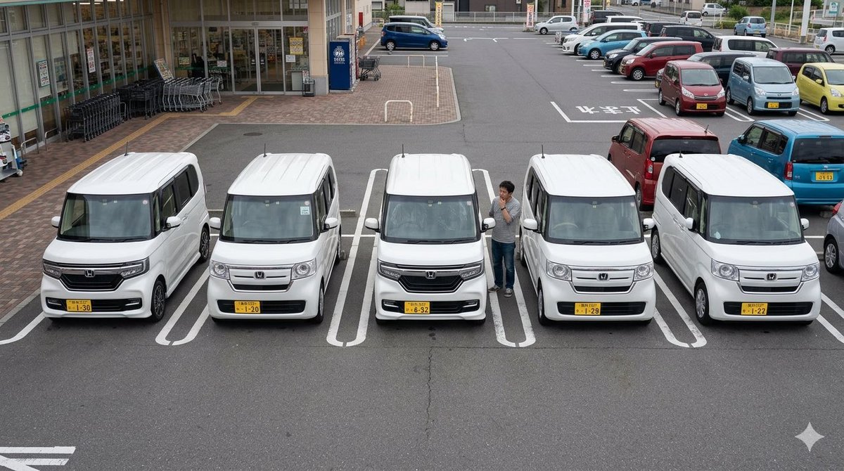teammho's tweet photo. 営業マン「この色人気ありますよ」

客「じゃあその色で」

納車後

客「駐車場で自分の車見失う」

営業マン「人気色ですから」

客「似た車が5台並んでる」

営業マン「人気色ですから」

客「間違えて他人の車開けようとした」

営業マン「それは人気色関係ないです」 https://t.co/uImZ6AinVc