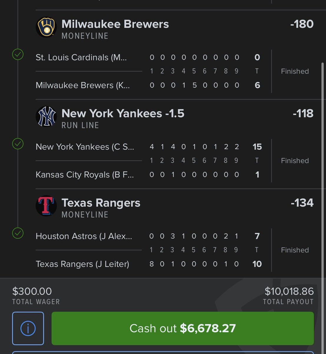 RizardOfOdds's tweet photo. HOLD!!! ⚾️ 💰 @FDSportsbook https://t.co/VZjppxgtAr