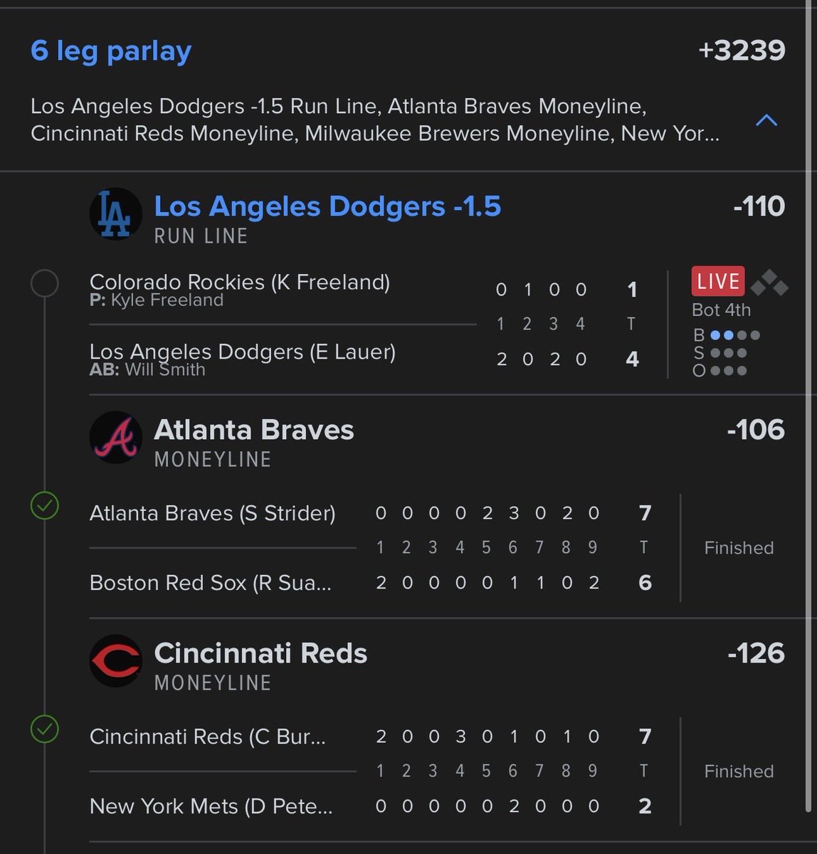 RizardOfOdds's tweet photo. HOLD!!! ⚾️ 💰 @FDSportsbook https://t.co/VZjppxgtAr
