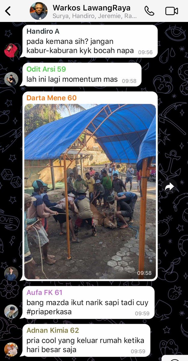 kareisun's tweet photo. eid adha mubarak, siap dapet kupon daging, #DLR https://t.co/w0wPkpCldv