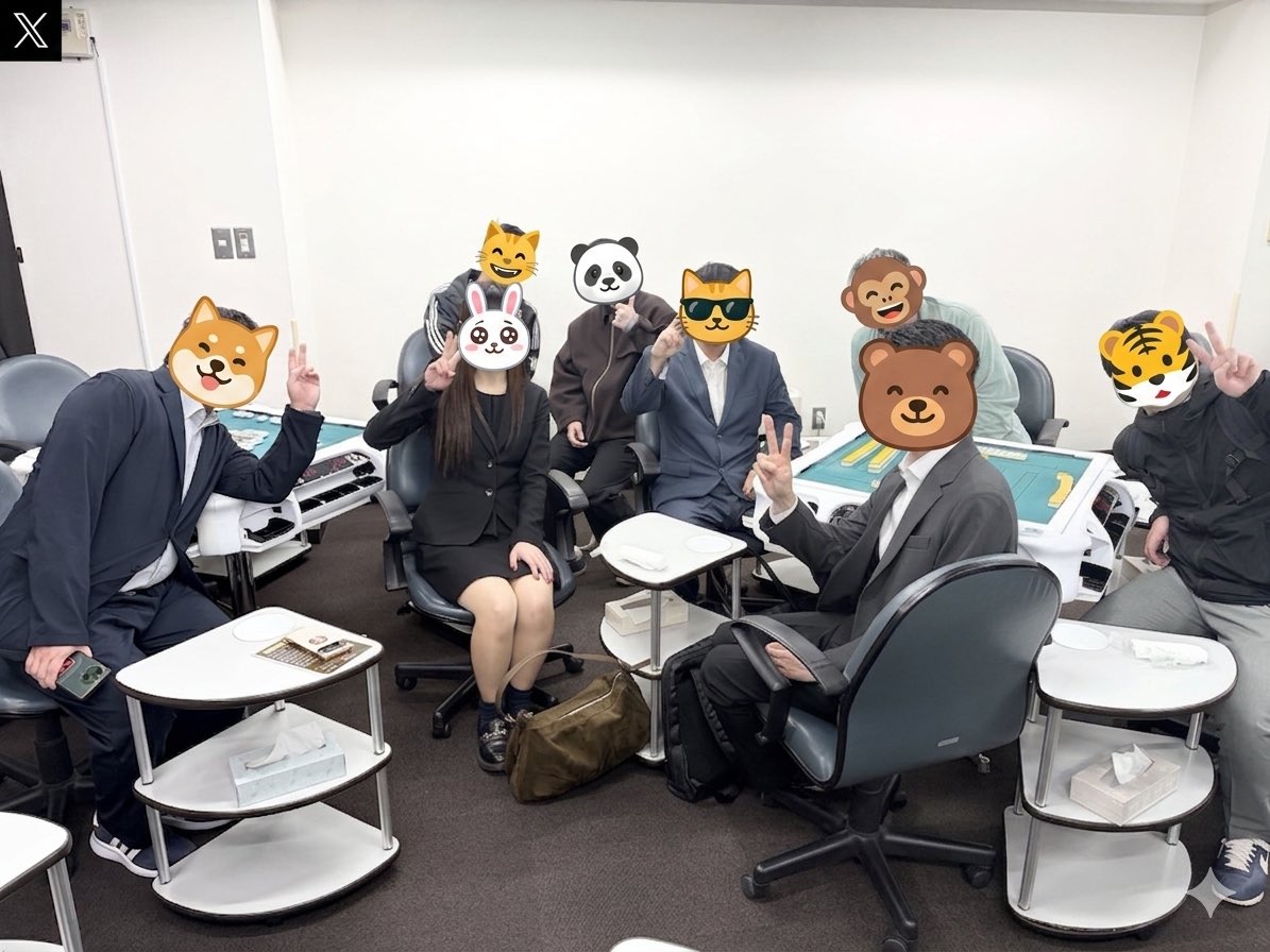 lBOVdeEU5GIplnK's tweet photo. 【セット＠ハートランド札幌｜2〜4卓】

たまには、いつもの雰囲気を😊🖼️
仕事終わりや休日に時間を作って集まってくれるみなさん、いつもありがとうございます！
#麻雀サークルPono #ノーレート麻雀 #ハートランド札幌 https://t.co/Tj7Rrl5Zly
