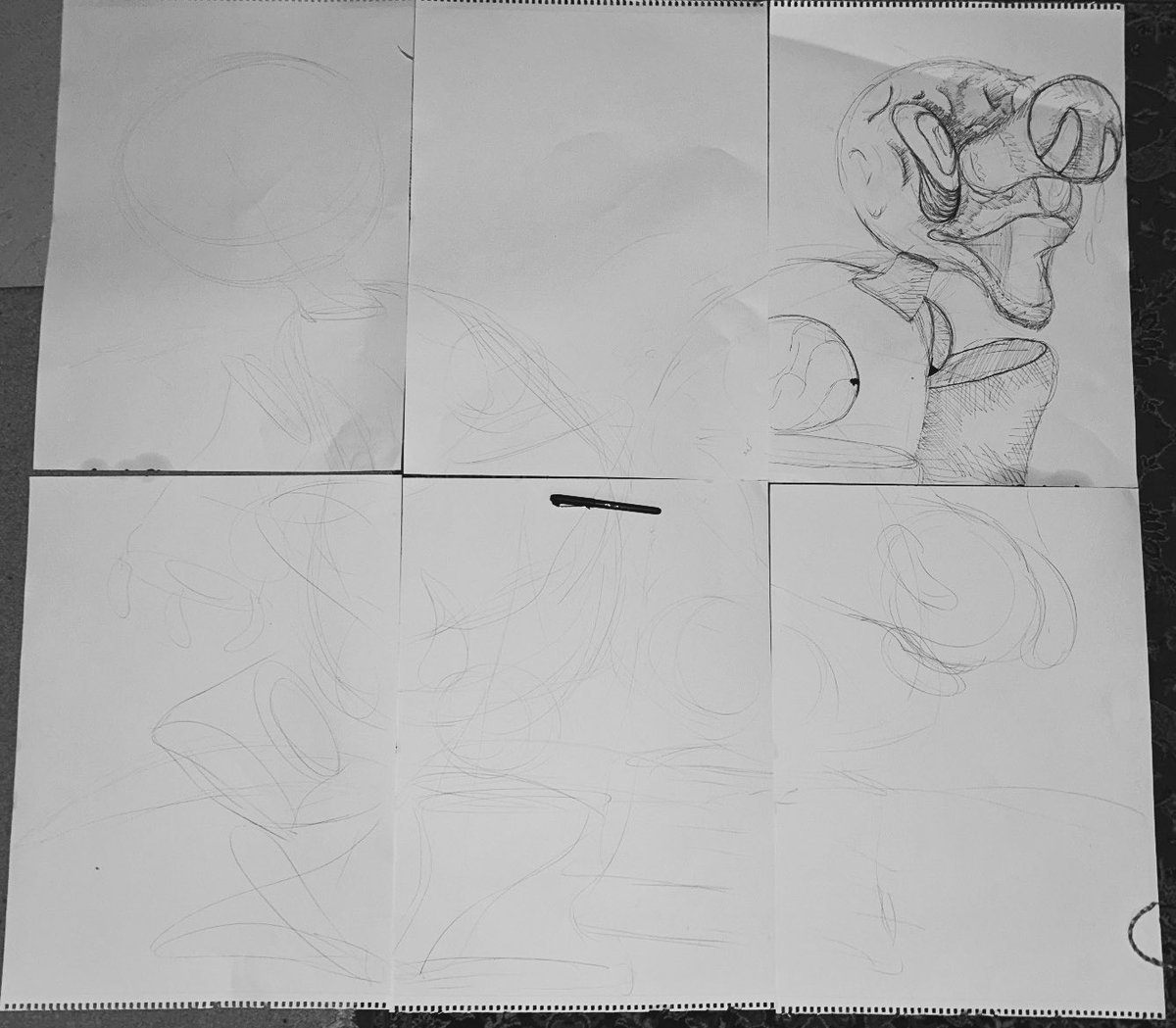 GothKuriMage's tweet photo. Work in progress ink sketch / drawing https://t.co/My7ayYOKQl