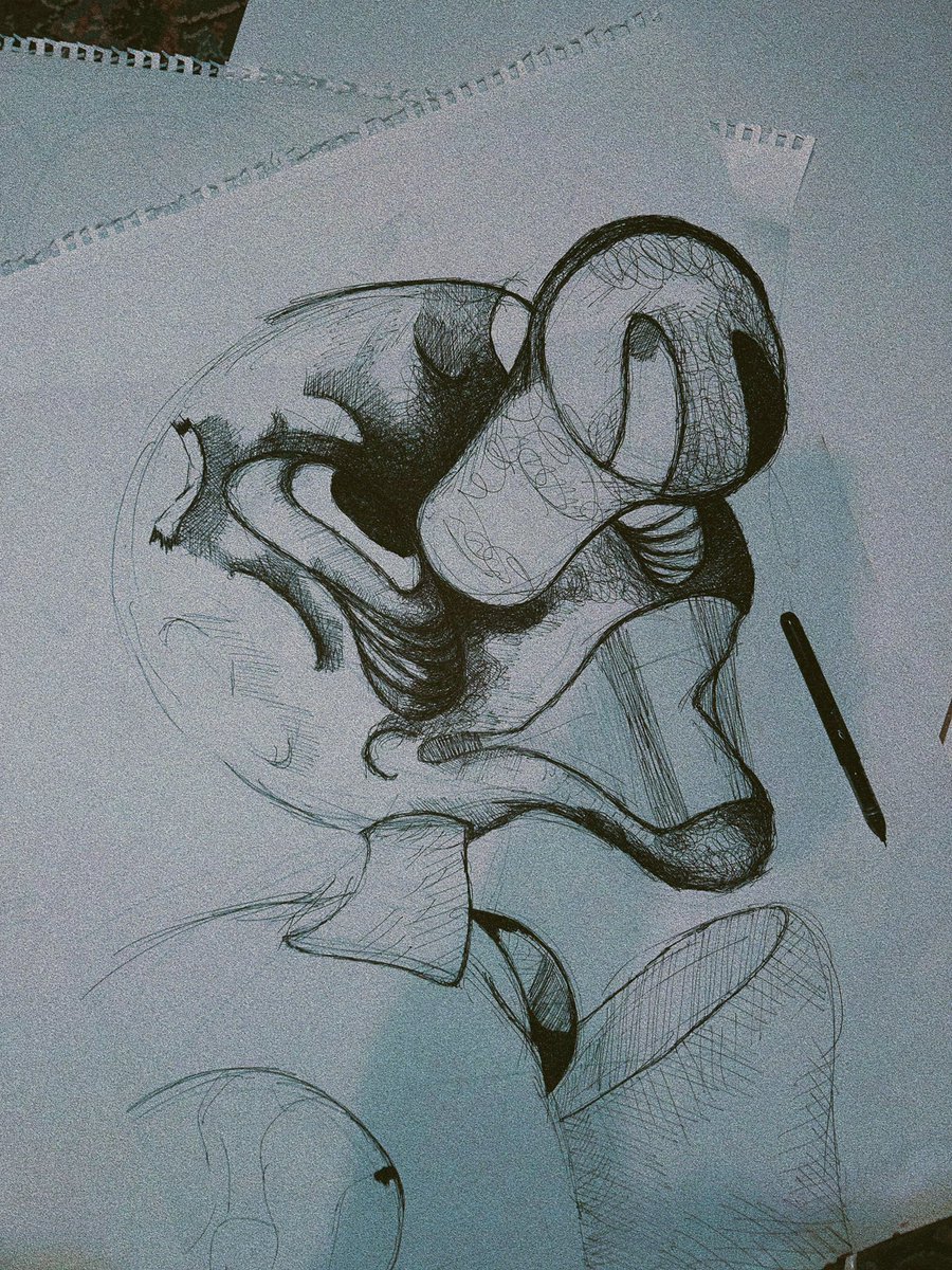 GothKuriMage's tweet photo. Work in progress ink sketch / drawing https://t.co/My7ayYOKQl