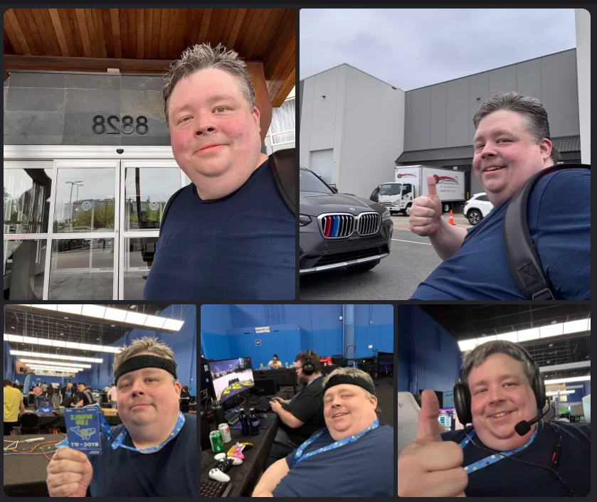 Barnacules's tweet photo. I had a blast at @LTXexpo Whale LAN this last weekend with @hobbseltoff &amp; @TimmyTechTV! Sadly, as expected I did pick up some mild con crud. Just some fatigue, nausea, aches &amp; pains &amp; light chest cold easily treated with over-the-counter meds. I'm feeling much better today! 👍 https://t.co/4cu8XcmOof