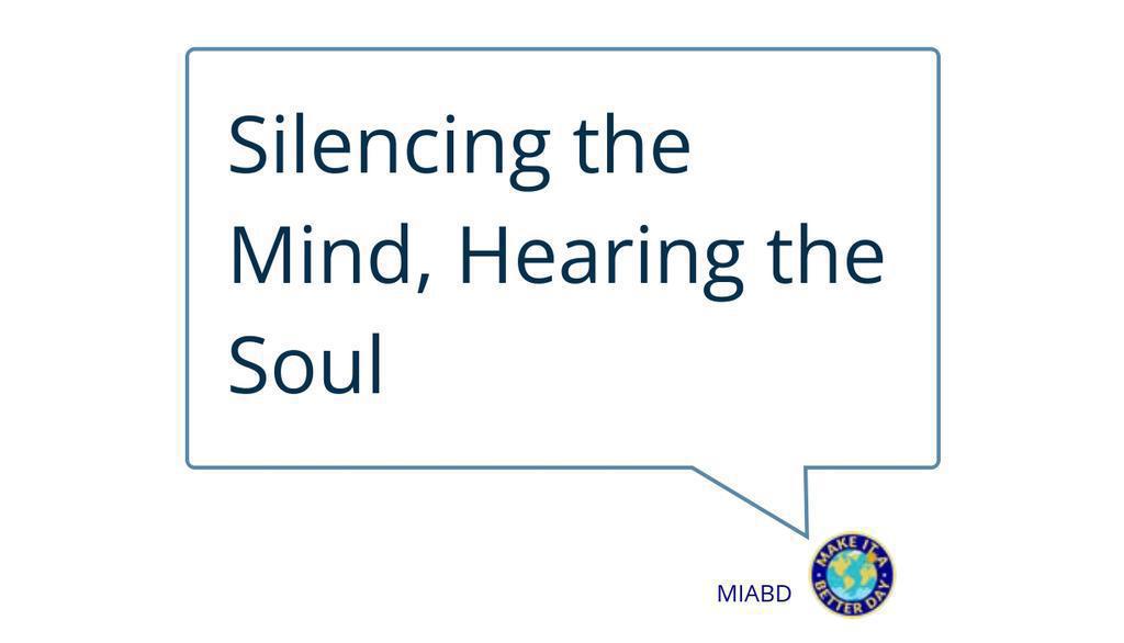 MIABetterDay's tweet photo. This isn't about achieving some perfect mental state but creating a small clearing where your soul's voice might be heard.

Read more 👉 https://t.co/lI8zLxPgt1

#SilenceTheMind #CreateSpace #MakeItABetterDay https://t.co/0fwdMA3lla