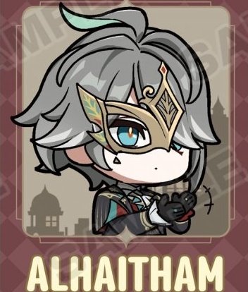sproutcase's tweet photo. Kaveh's little blush and alhaitham cheering for him I just love this matching emote so much🥹🥹 https://t.co/321Y3wU81j