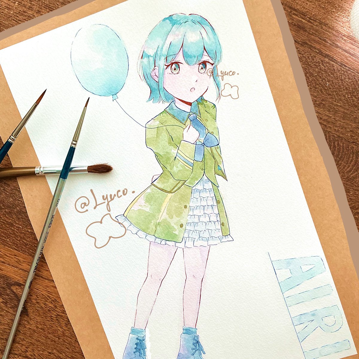 Lyucodao's tweet photo. 林田藍里 ／ Wake Up, Girls!

#WUG_JP #イラスト https://t.co/qKjiQgk6Nz