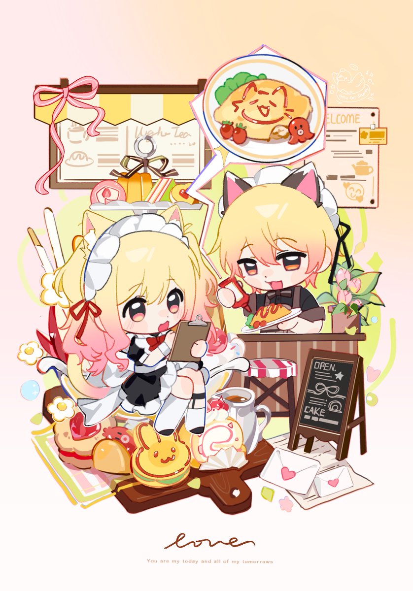 821881295Xiao's tweet photo. Neko Tenma Siblings🐱 #prsk_FA https://t.co/UlnvznfDFD