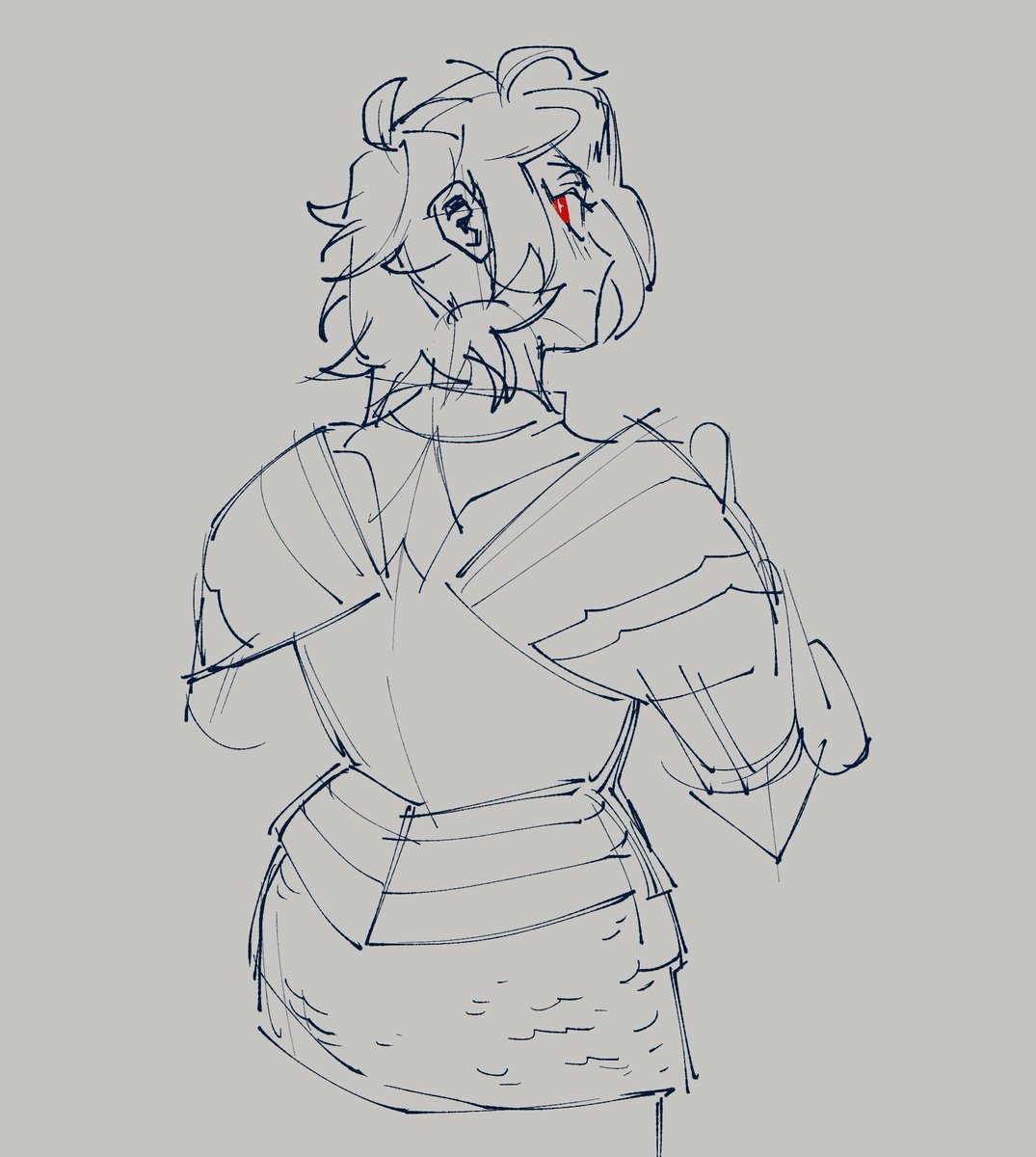 DNoodels's tweet photo. little armored Joni doodle https://t.co/OshCX4x9tk