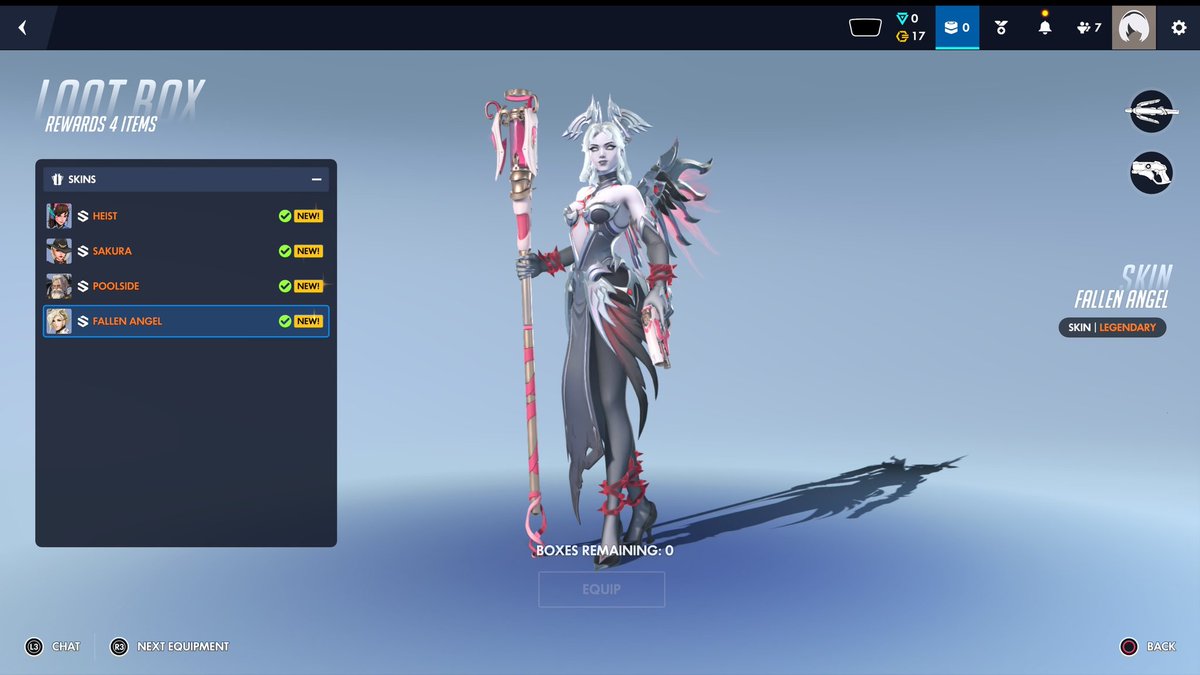 QueenJinxly's tweet photo. My pulls from the Overwatch anniversary box!! I am so grateful!!😭 https://t.co/iCcQCcpmUt