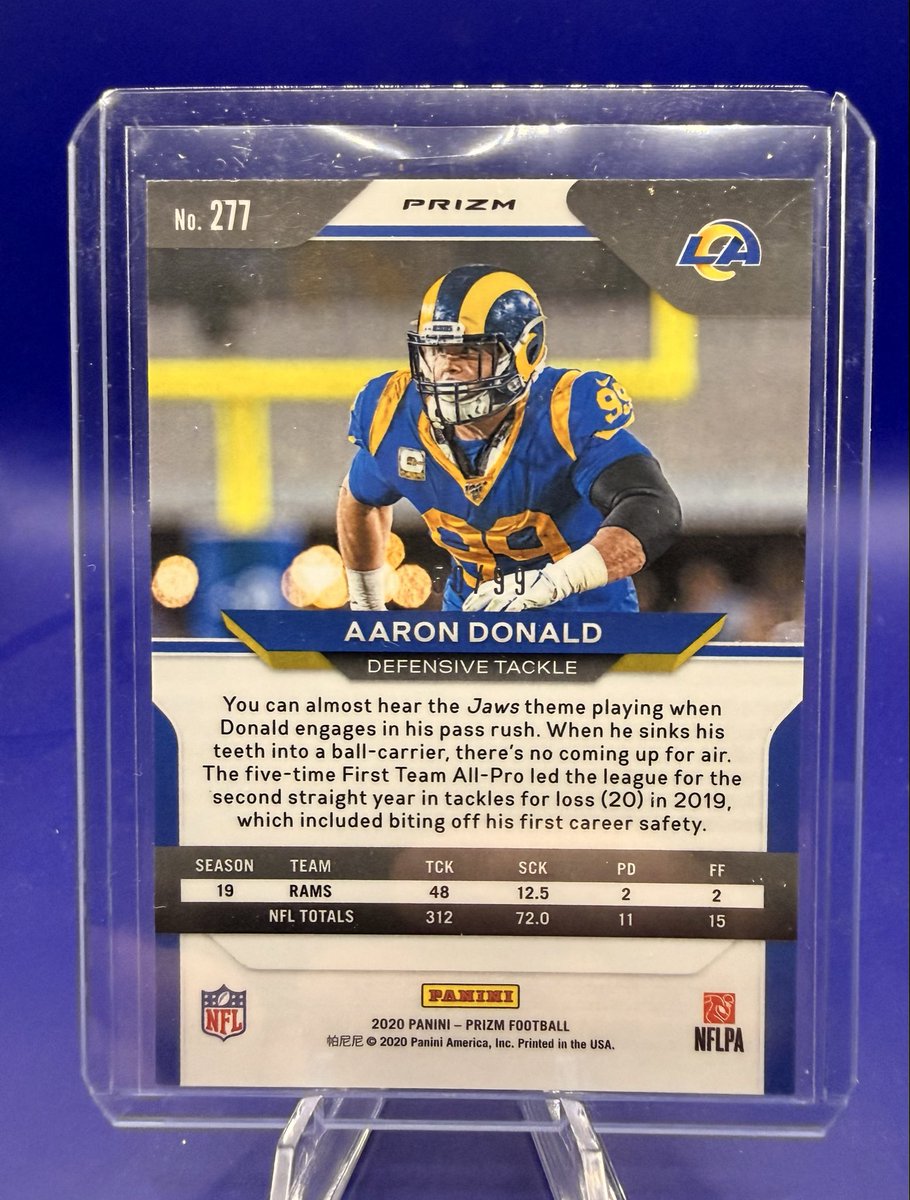 SellThenThink's tweet photo. Aaron Donald /99
Brian Burns /30

Both for $16 https://t.co/rWN1dKn3OU