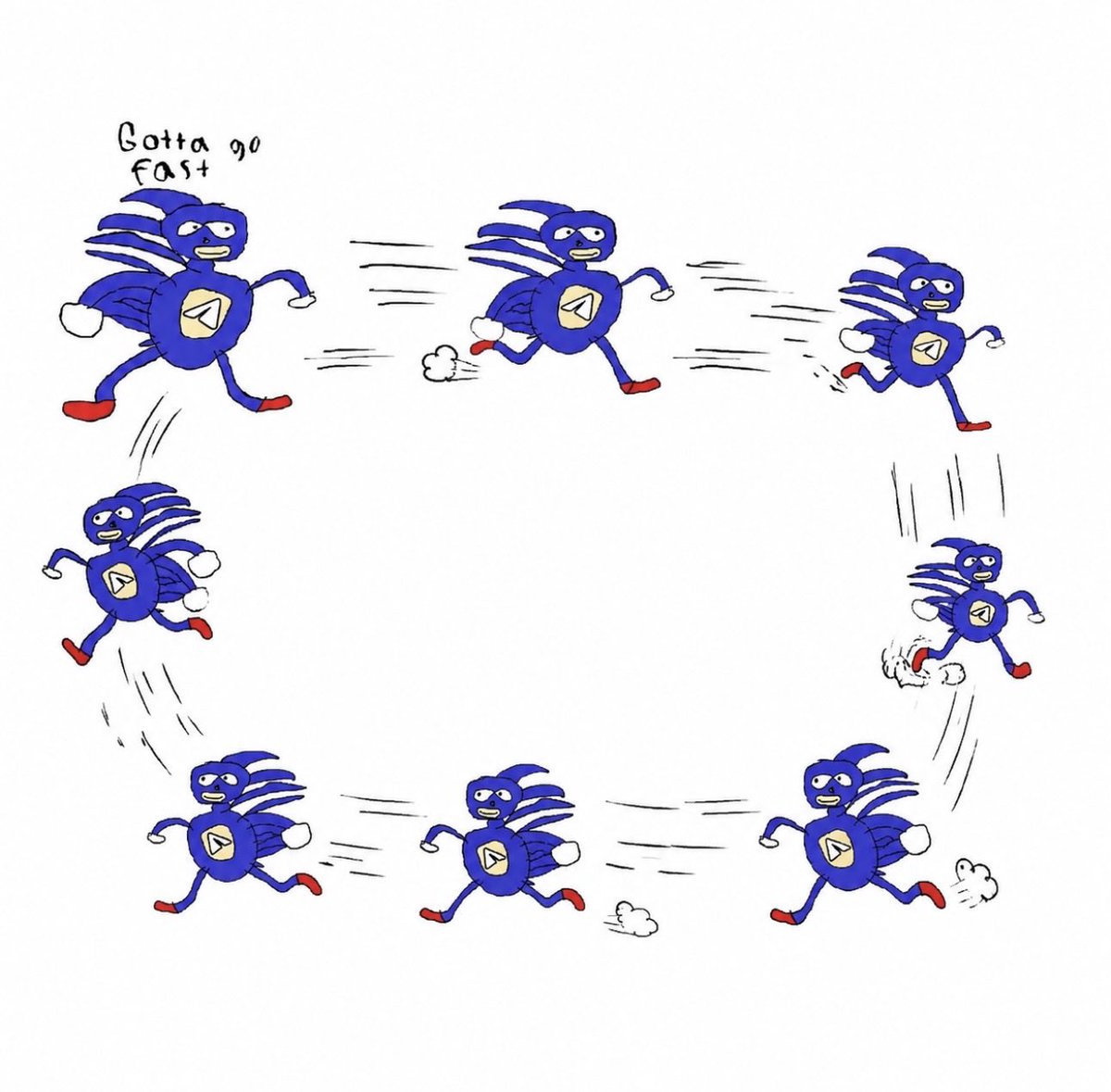 Gotta Go Fast tweet media