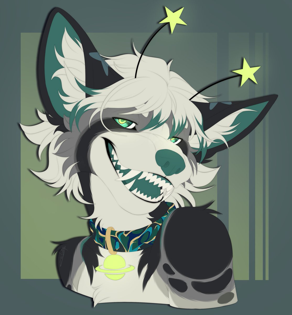 SzelusV's tweet photo. Posting this commission WIP here cuz I like how it's coming out and I wanna share🙂‍↕️ https://t.co/RpLdDXgH92