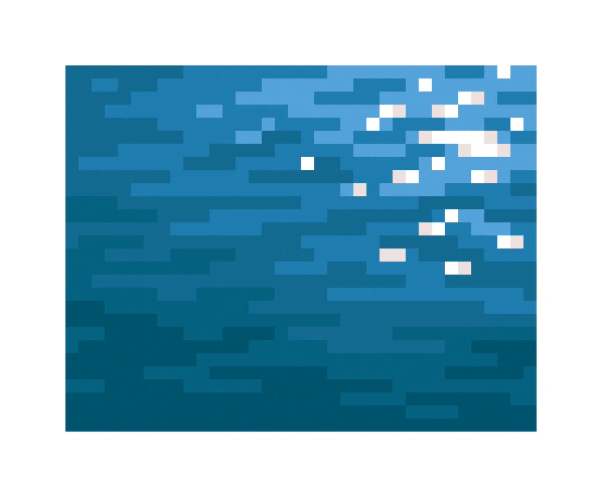 水面」 #ドット絵 #pixelart