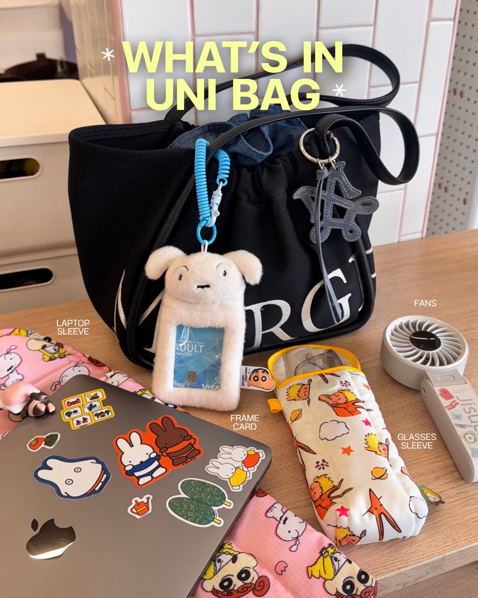 CodecCreation's tweet photo. What's in uni 👩🏻‍🏫 bag 📒👀
ไอเท็มเสริมกำลังใจการเรียนนน 🤣📖 

#codeccreation https://t.co/tNroFg6o8X