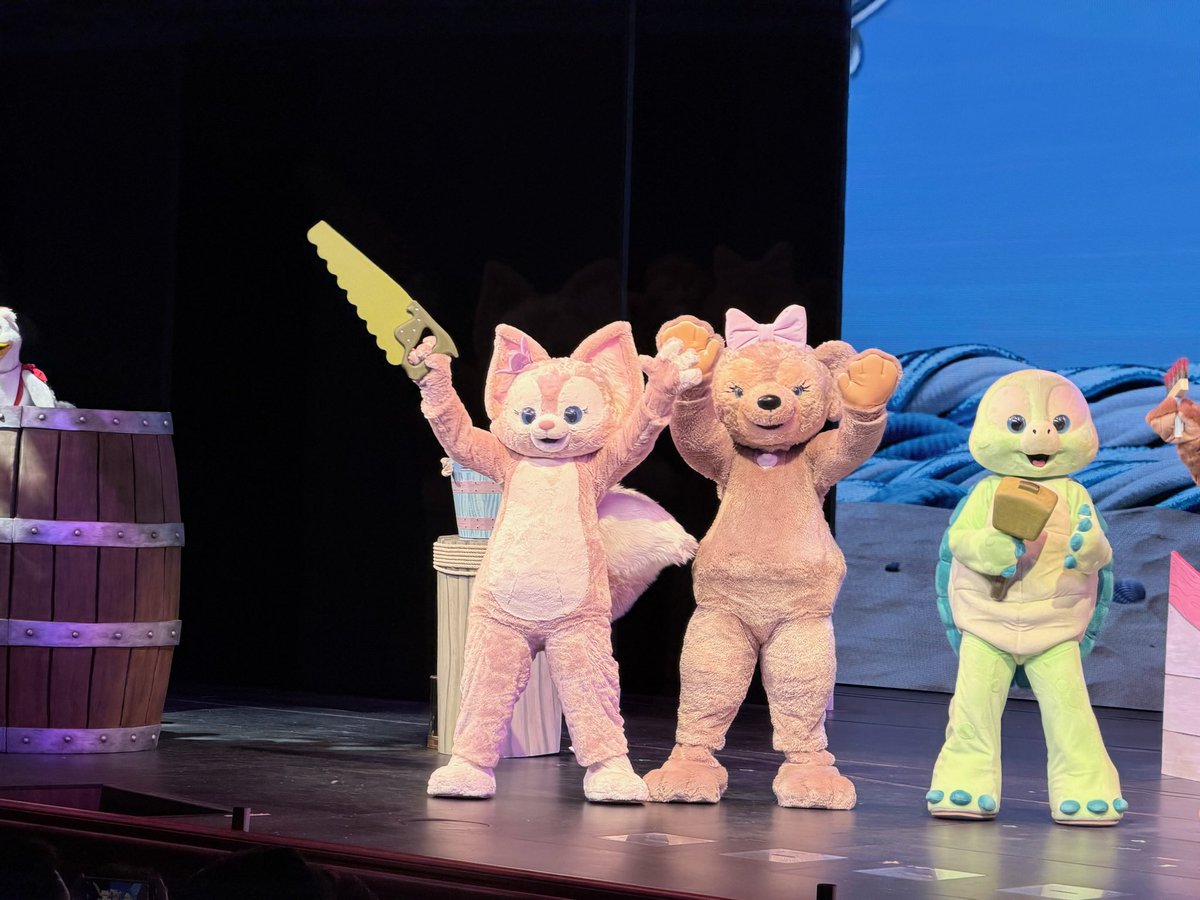 4Ldeka's tweet photo. 可愛い顔してノコギリぶん回してるノコギリーナちゃんが見れて笑ったダフフレショー🤣🤣🤣
私たちの時はガーデンじゃなくてシアターでの公演でした🫶 https://t.co/dhhQCTVsFY