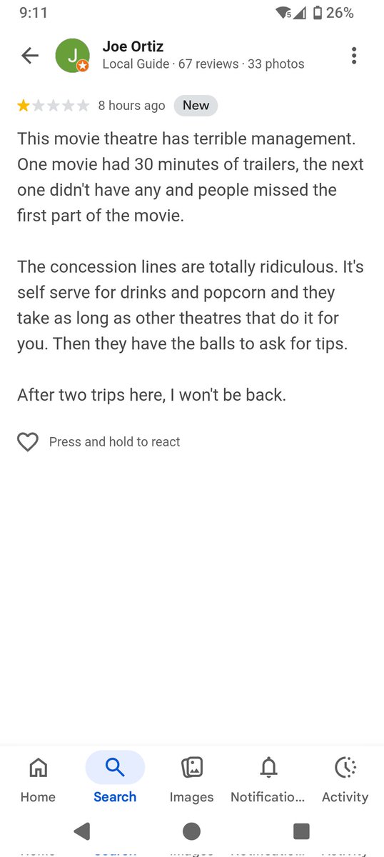 fearlessabbey19's tweet photo. Look here joe, I have to put you on blast, yes we get tipped. If you don't want to tip that's on you. Don't go to Google reviews to complain about it. A tip is appreciated, but it you don't won't to tip don't be a "Terry" I think it's a cool option for self serve. https://t.co/UONYz5jIfO