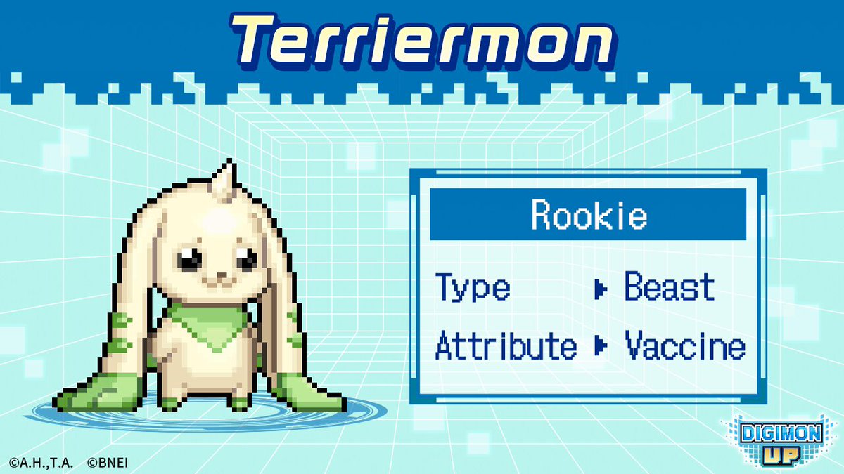 WithTheWill's tweet photo. Digimon Up shows off another Digimon appearing in the mobile game. This time, Terriermon!

More at WtW- https://t.co/BAd7Qp6nx5 https://t.co/V88hTMvSbx