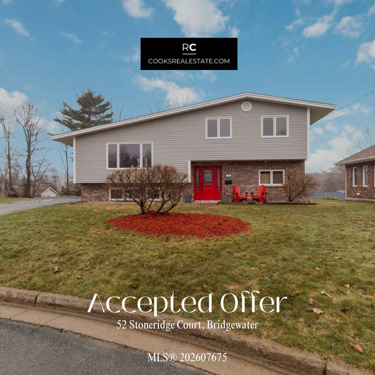 CooksRealEstate's tweet photo. Accepted offer at 53 Stoneridge Court, Bridgewater NS🏡

A strong result driven by thoughtful preparation, presentation, and consistent market exposure from start to finish.

Congratulations to the sellers as we move toward closing. https://t.co/lLMipWX4dF