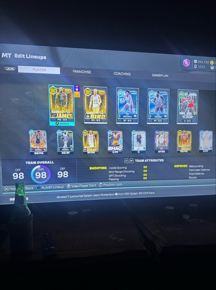BusinessStepper's tweet photo. @xEvanTanaka Tell me how I can maximize my lineup &amp; mt https://t.co/iXeyjjjAsK