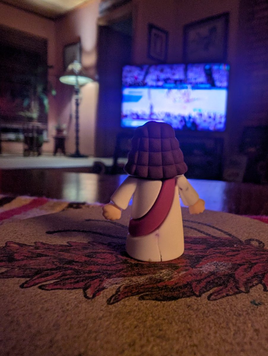 j_lantz's tweet photo. The Spurs might have had the nuns but we had little baby Jesus(es)! Legoooo!!!  #ThunderUp https://t.co/WFPtrI76Ba