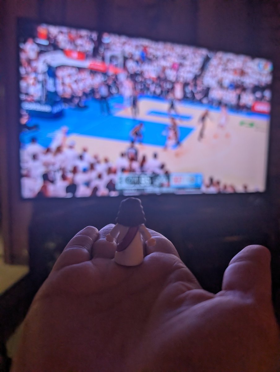 j_lantz's tweet photo. The Spurs might have had the nuns but we had little baby Jesus(es)! Legoooo!!!  #ThunderUp https://t.co/WFPtrI76Ba