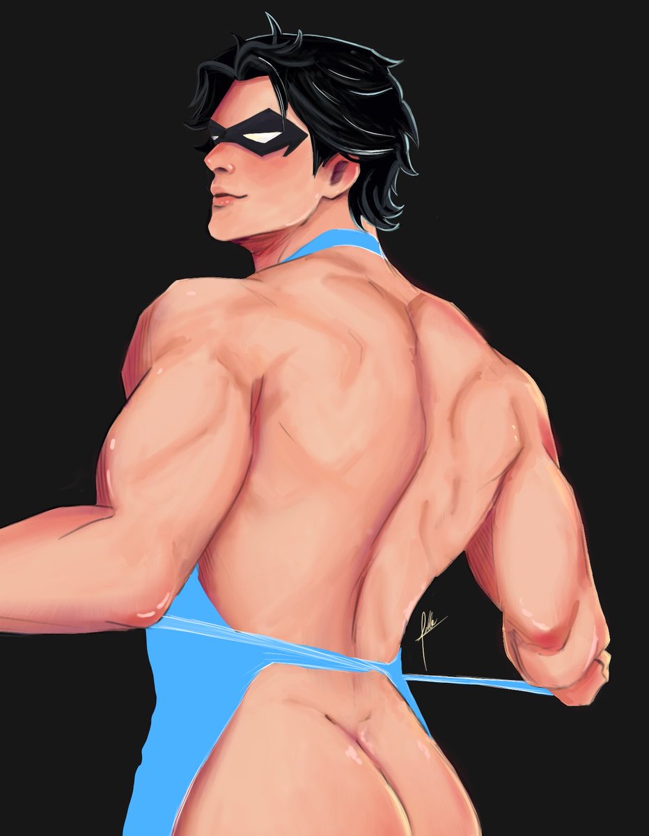 Lanpressi's tweet photo. crazy how THIS gets censored when people post way freakier stuff on here 😔

#Nightwing #DCFanart #Fanart https://t.co/LtalQYfBaG