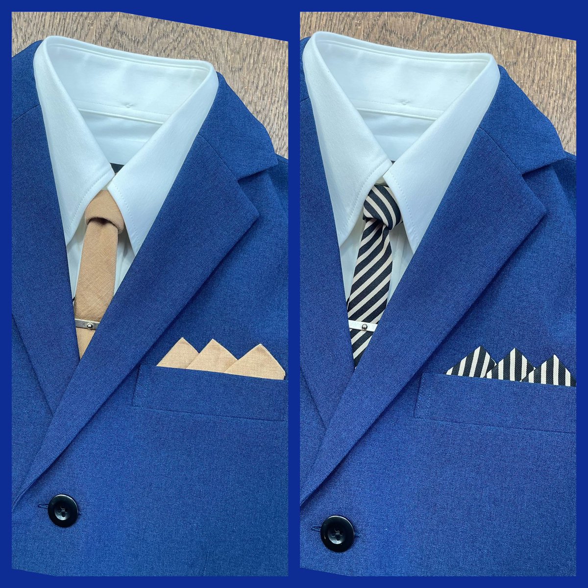 sergeantmajor29's tweet photo. オリジナルネクタイ＆チーフが入荷しました！

ナチュラルな風合いで一気に季節感が増すキャメル🌻
シーンを選ばず着用できるベージュ×ブラック👔

サマージャケットのVゾーンを涼しげに彩るラインナップです♪

https://t.co/1nGBqqh7pD https://t.co/vckq0E4tRN