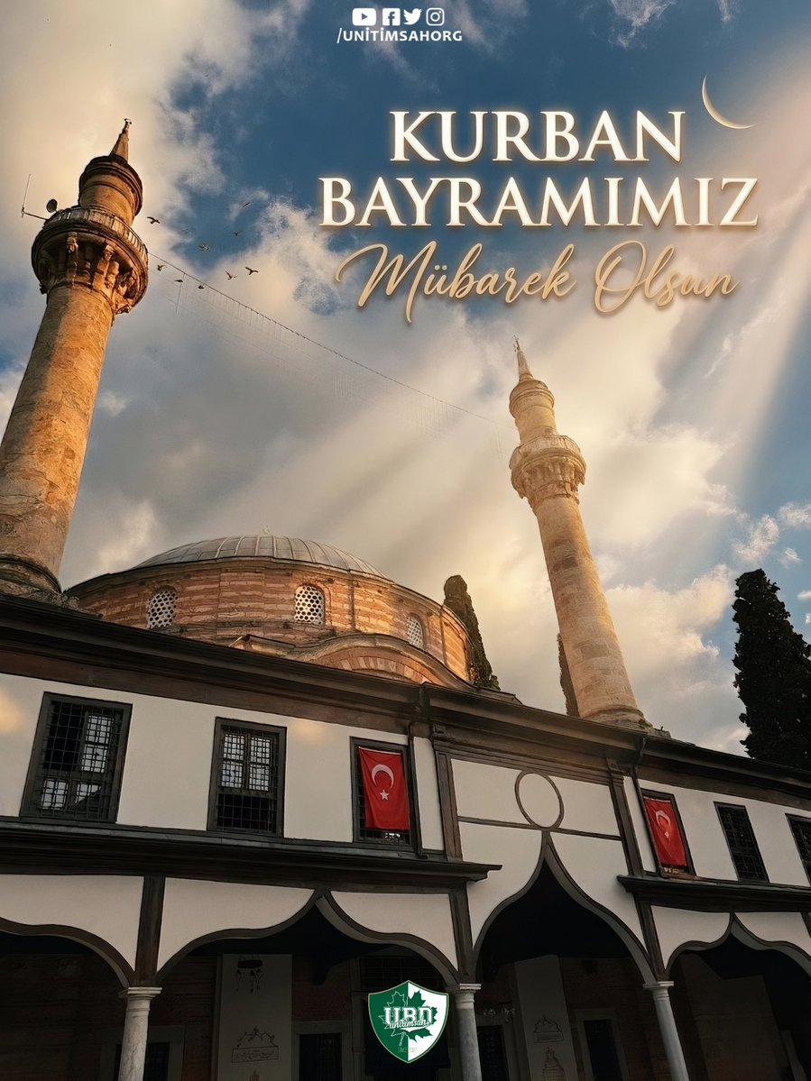 unitimsah's tweet photo. Mübarek Kurban Bayramı'nın tüm İslam âlemine hayırlar getirmesini Cenab-ı Allah'tan niyaz eder, bayramınızı kutlarız.
Kurban Bayramımız Mübarek olsun.

Not: Bayramın 3.günü Cuma saat 18:00’da dernek binamızda bayramlaşmamız olacaktır. https://t.co/xpy9qVp5pt