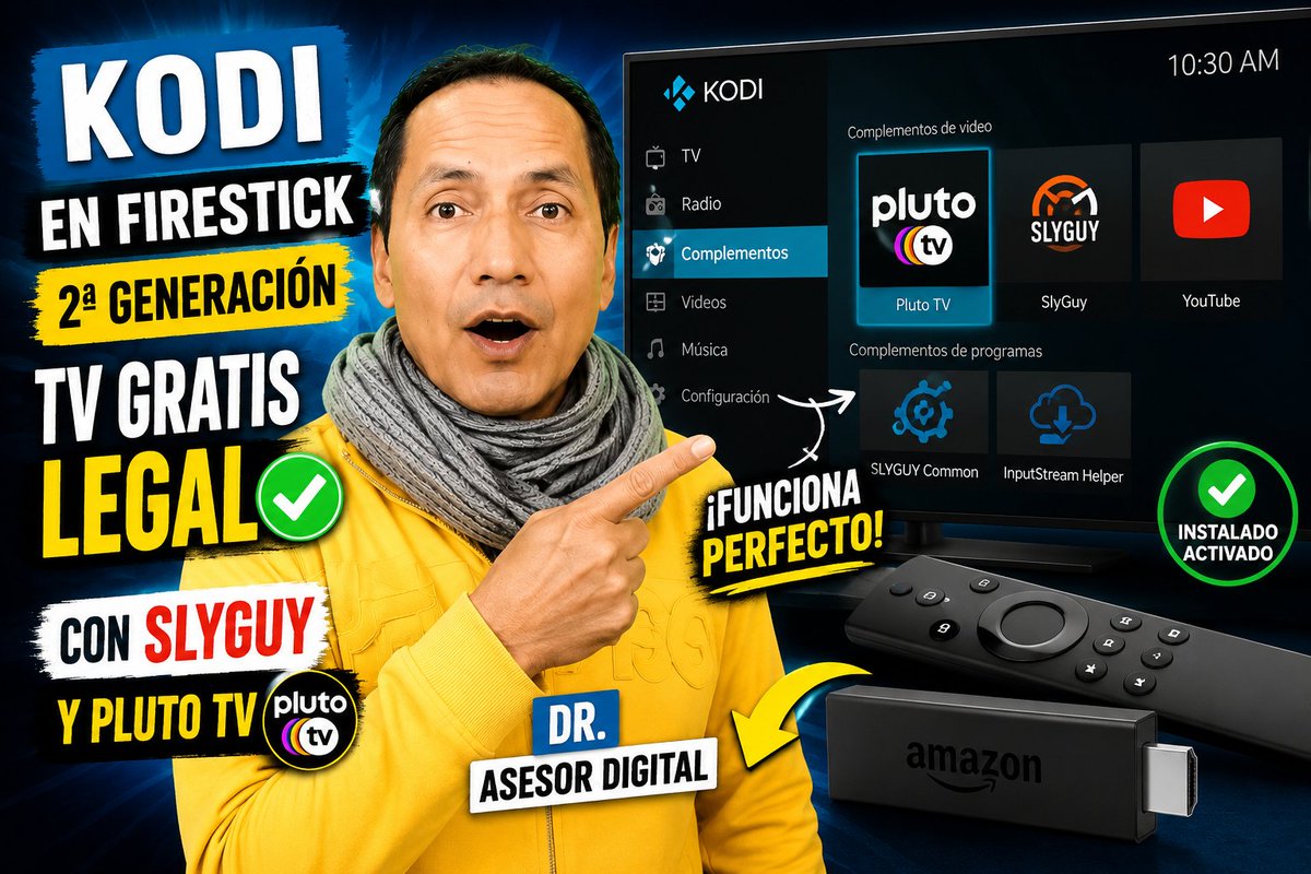 WinAplicaciones's tweet photo. Tu Firestick Viejo Aún Sirve | KODI + SlyGuy + TV Gratis Legal https://t.co/XuSrNj5tH7 a través de @YouTube #SomosAndroid #BlogAndroidFacil #TrucosAndroid #TipsAndroid #TutorialesAndroid #Kodi #Firestick #SlyGuy #PlutoTV https://t.co/VD6IJ6oFfe