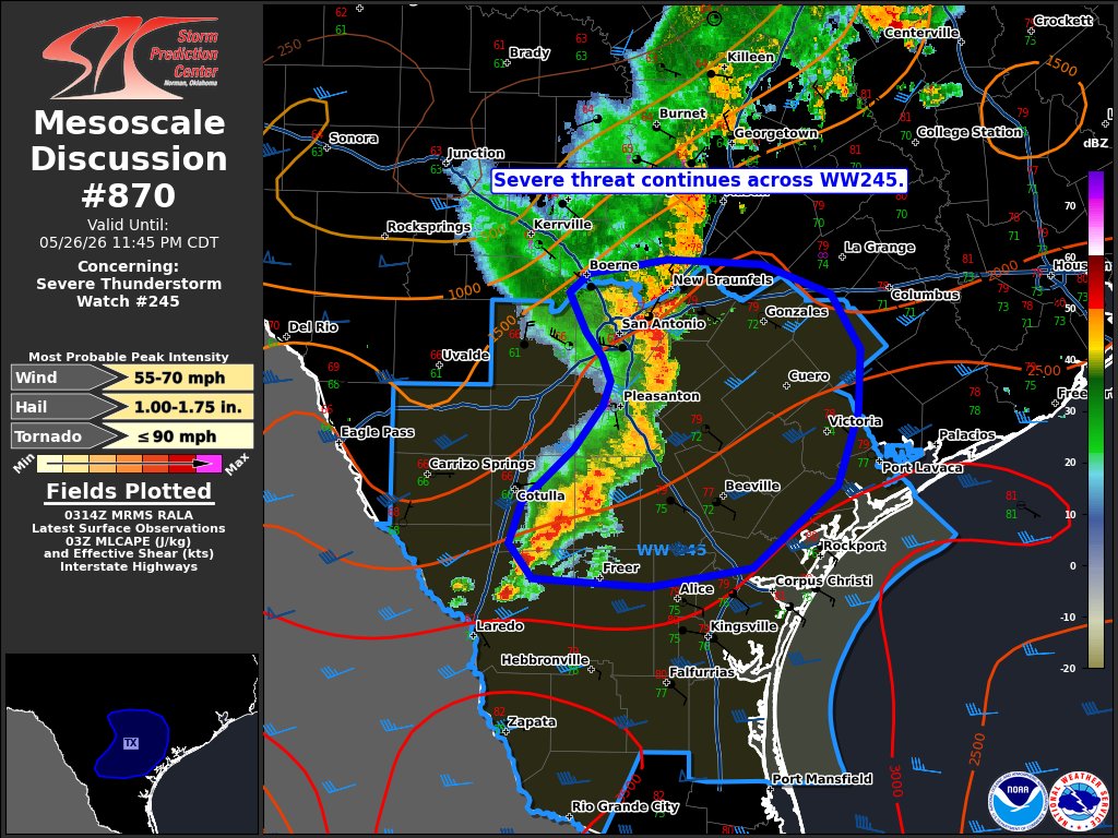 NWS Storm Prediction Center tweet media