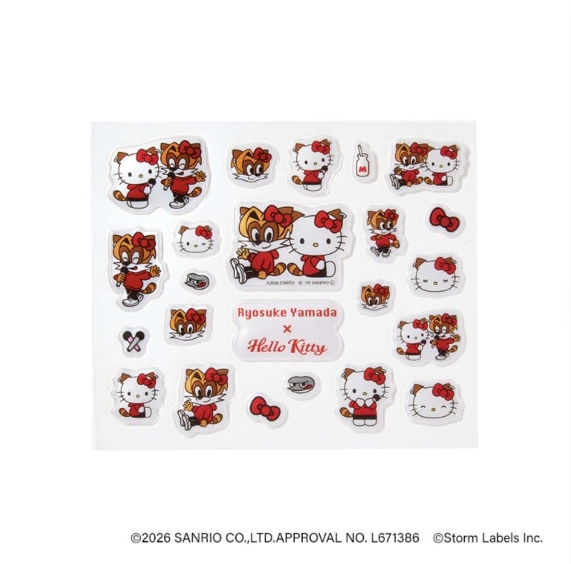 りょすかる Ryosuke Yamada(りょすかる)🦝 × Hello Kitty🐱🍎🎀